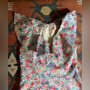 Gorgeous Vintage Floral Dress with sash L